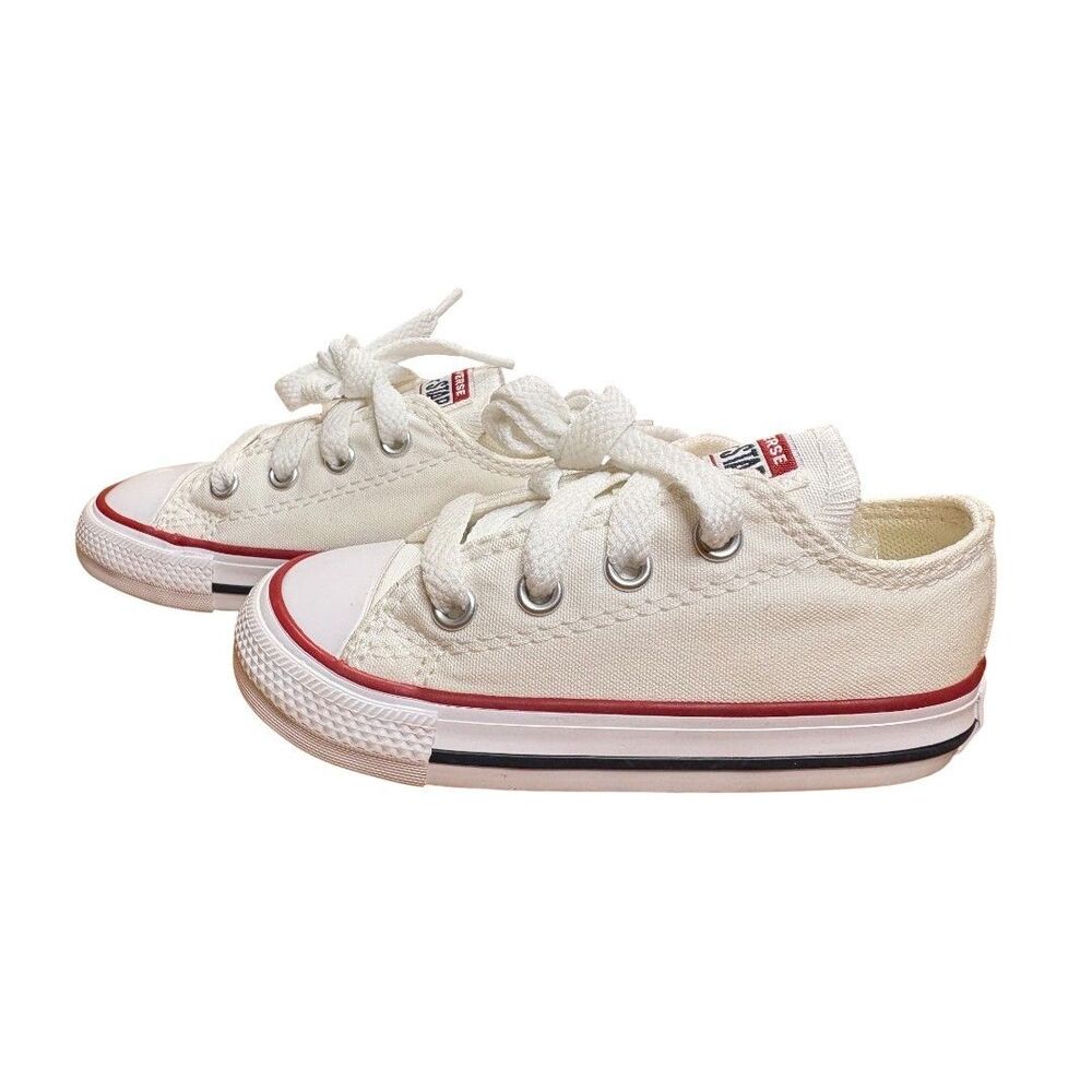 White Toddler Size Converse All Stars Chucks Excellent Condition